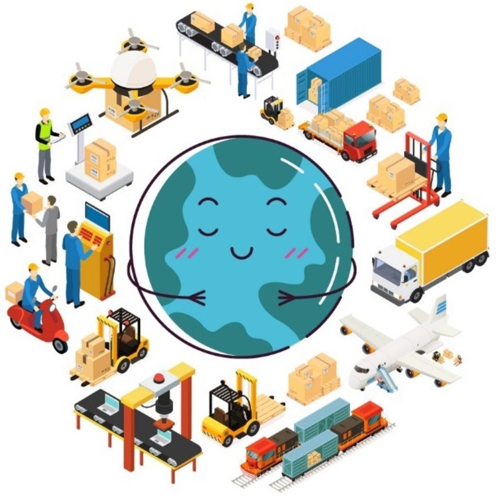 reused shipping materials